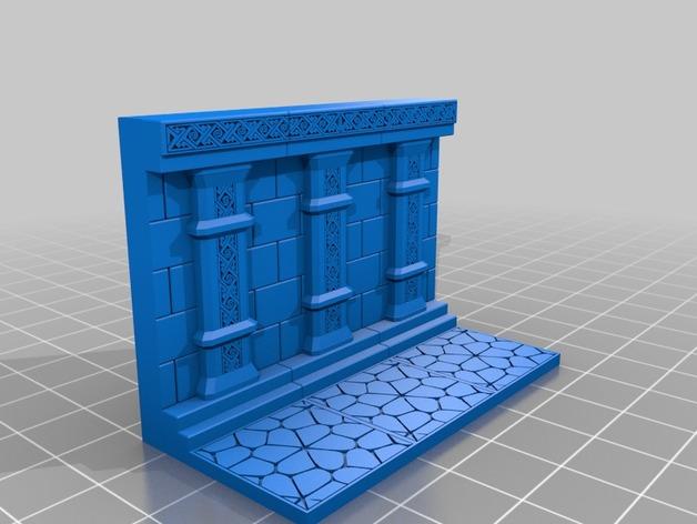 矮人大厅模拟3D打印模型