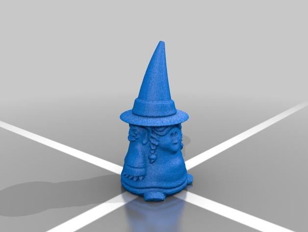 女巫3D打印模型