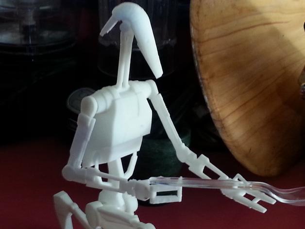 战斗机器人3D打印模型
