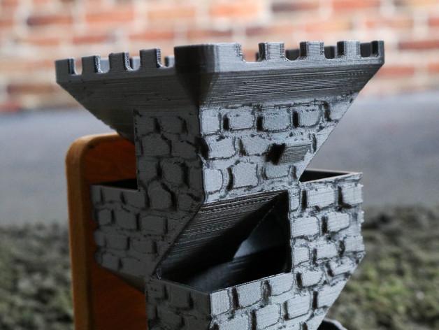 砖型折叠式塔木吊桥3D打印模型