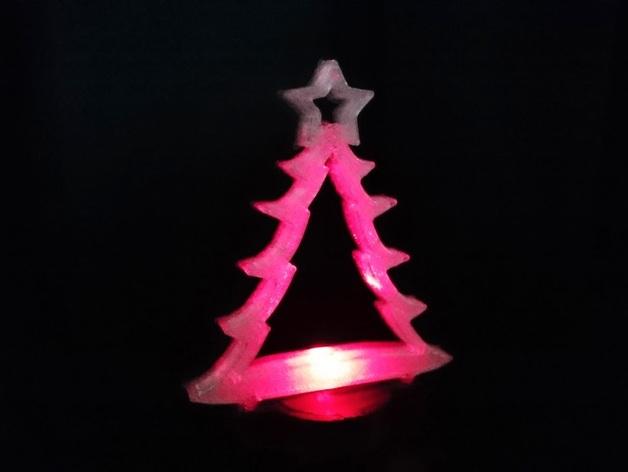 圣诞树灯3D打印模型