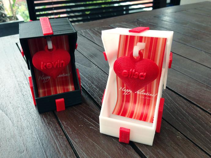 情人节礼物3D打印模型