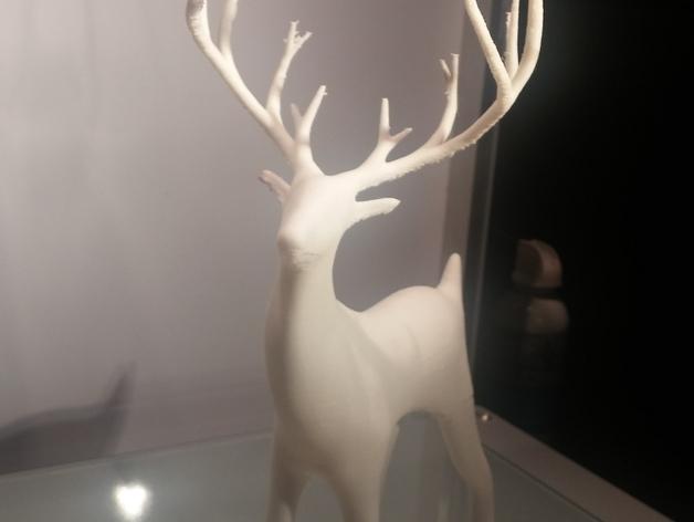 节日圣诞鹿3D打印模型