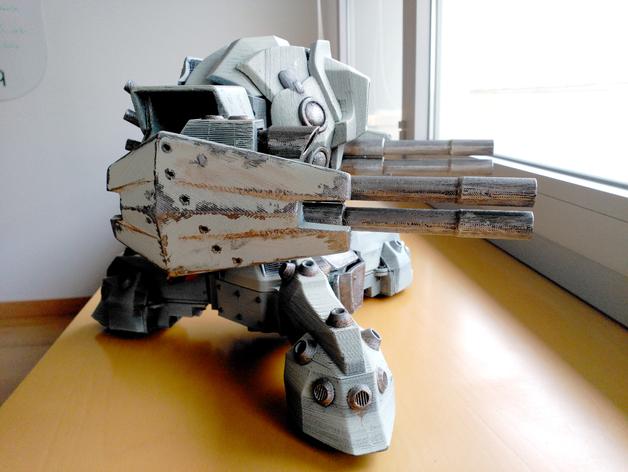 机器人锤头3D打印模型