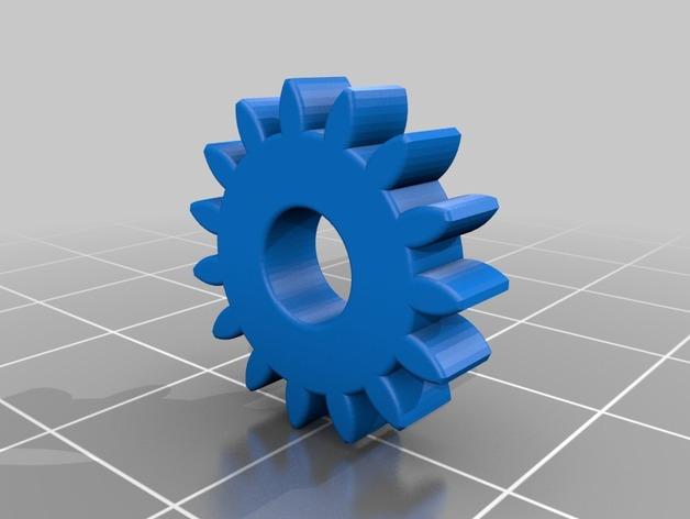 齿轮钥匙圈3D打印模型