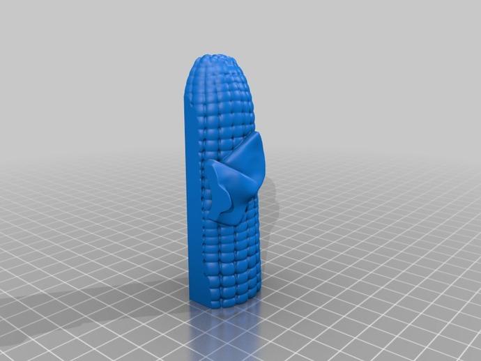 玉米棒3D打印模型