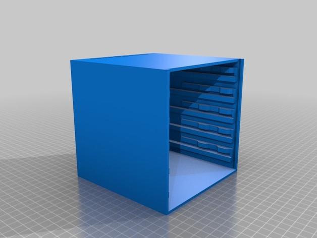 颜料盒3D打印模型