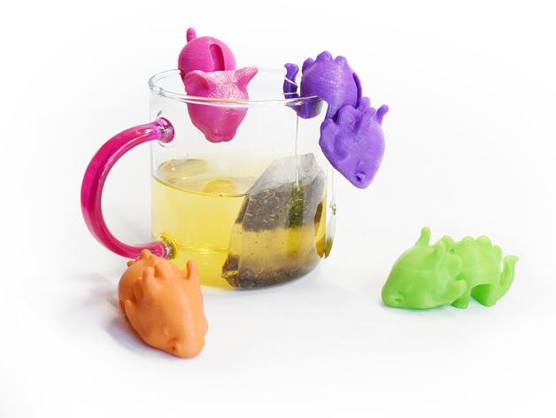 装饰猫和恐龙3D打印模型