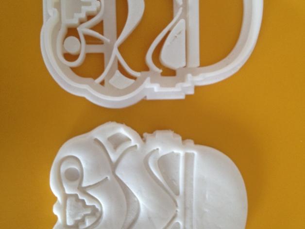 冲锋队饼干模具3D打印模型