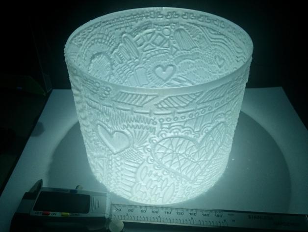暗花灯罩3D打印模型
