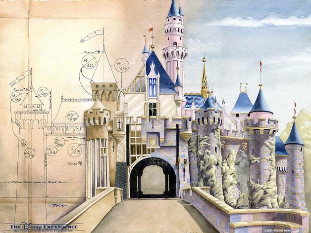 迪士尼城堡3D打印模型