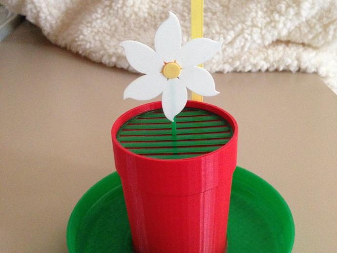 花卉喷泉3D打印模型