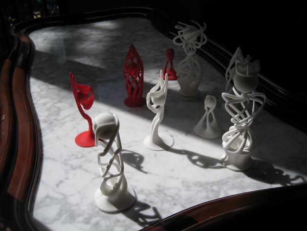 特制象棋棋子3D打印模型