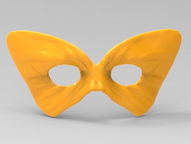 蝴蝶舞会面具3D打印模型