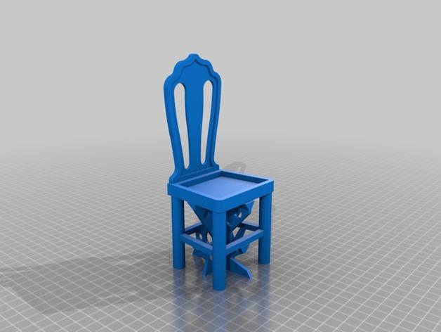 芭比的椅子3D打印模型