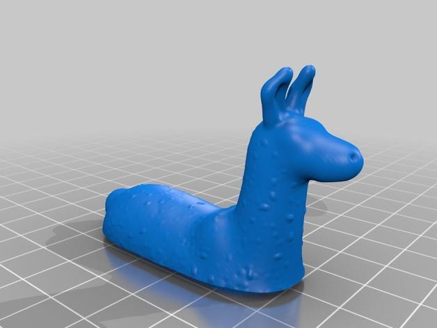 羊驼礼物盒3D打印模型