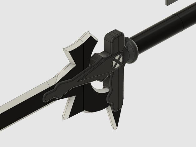 刀剑神域黑剑阐释者3D打印模型