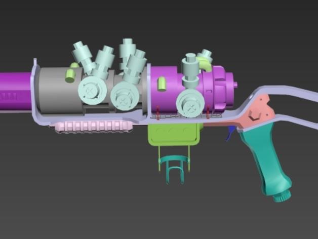 辐射Fallout 等离子枪3D打印模型