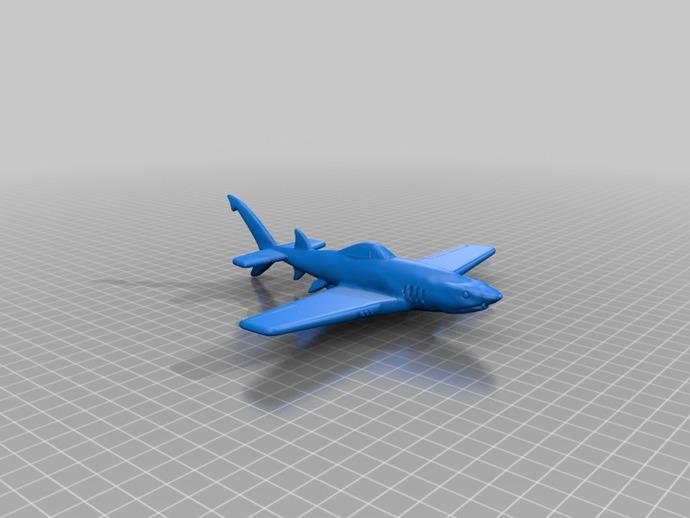UW-33风鲨战斗机3D打印模型