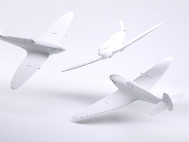 英国喷火式战斗机3D打印模型