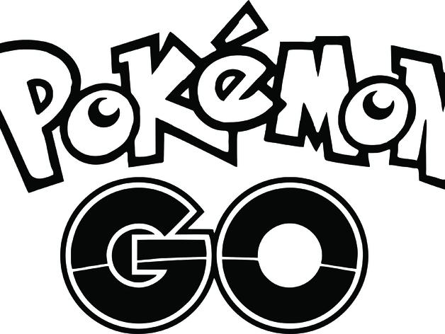 Pokemon GO 口袋妖怪 神奇宝贝LOGO3D打印模型