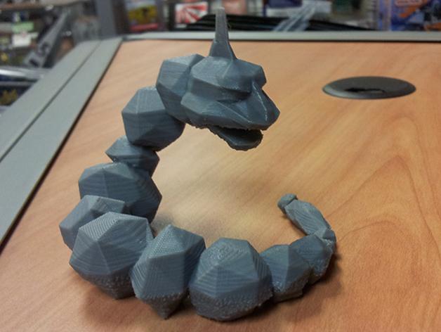 Pokemon GO 口袋妖怪 神奇宝贝大岩蛇3D打印模型