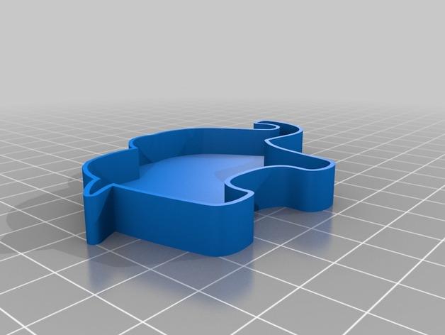 小象饼干模具烘焙模具3D打印模型