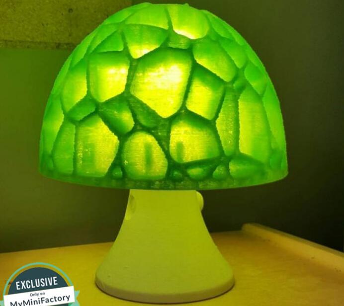 蘑菇灯 小夜灯3D打印模型
