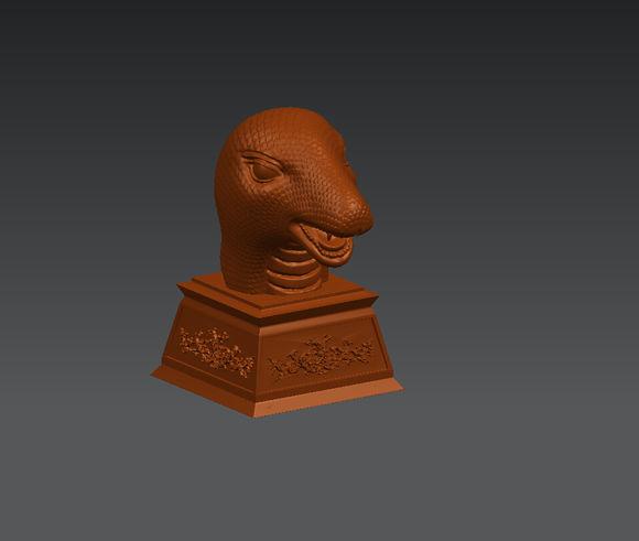 十二生肖圆明园兽首铜像模型3D打印模型