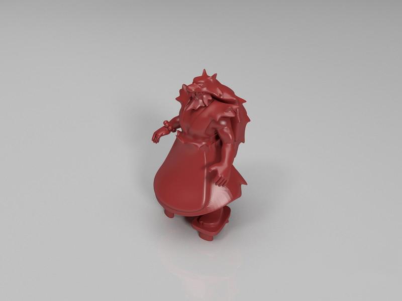 英雄联盟LOL 兽灵行者乌迪尔3D打印模型