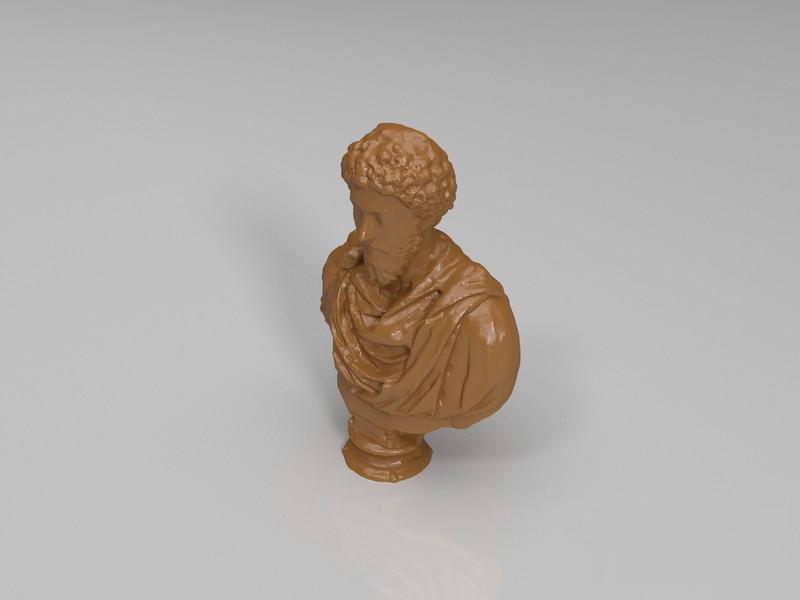 古罗马半身雕像3D打印模型