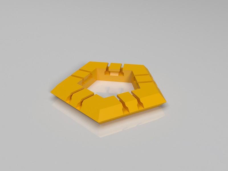 二十面体拼图3D打印模型