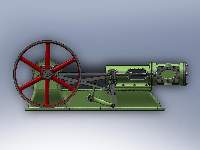 蒸汽引擎3D打印模型