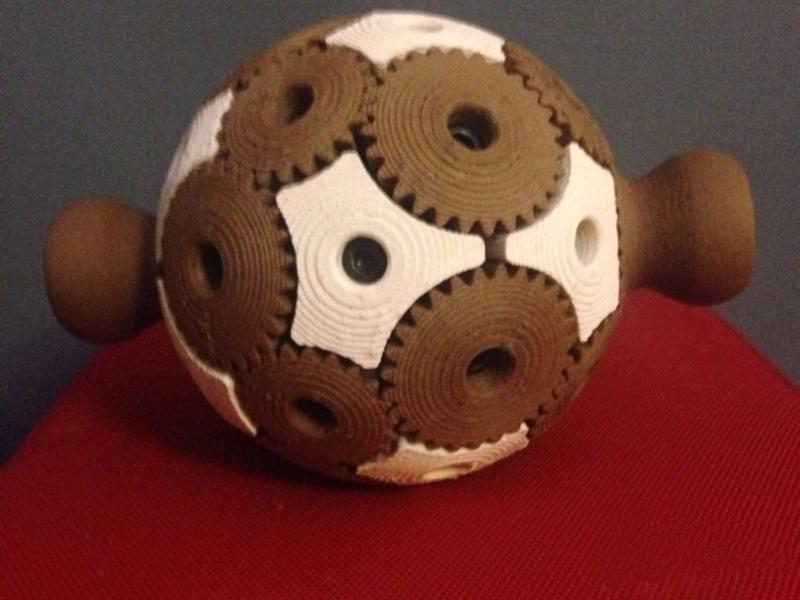 齿轮球3D打印模型