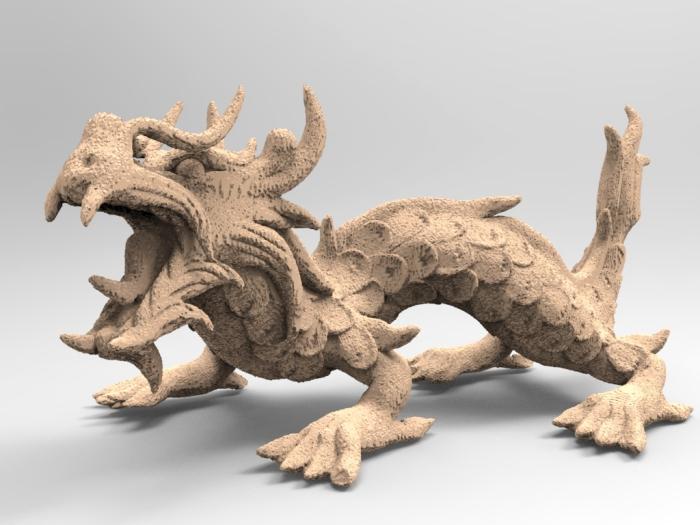 龙王3D打印模型