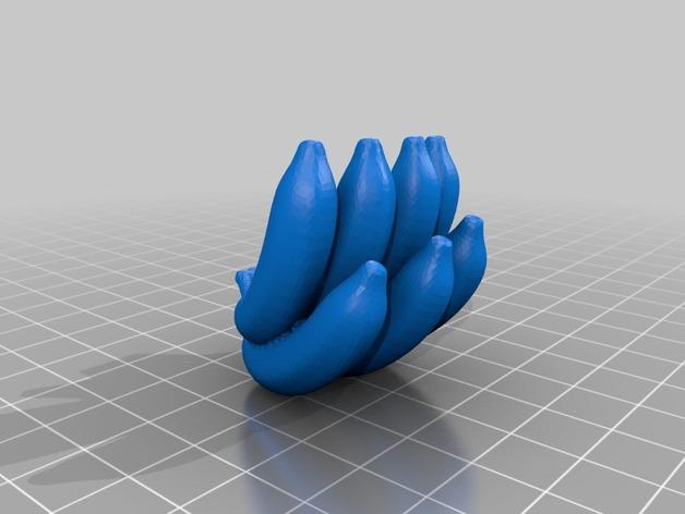 猴子钓香蕉3D打印模型