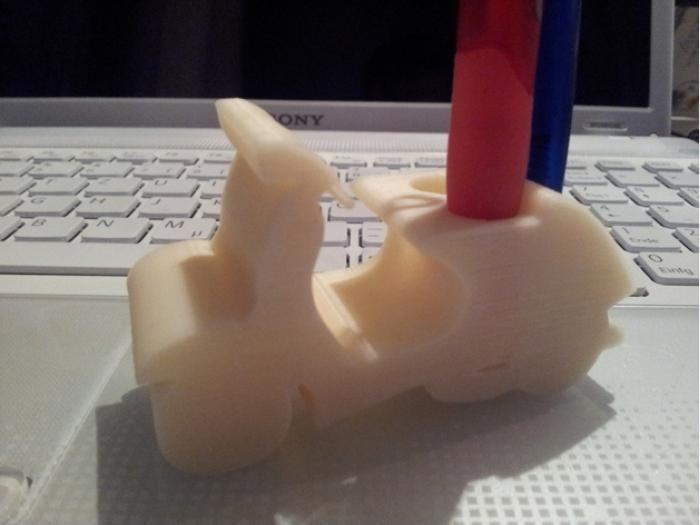Vespa笔筒3D打印模型