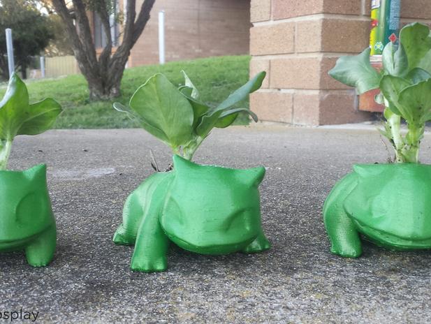 妙蛙种子种植花盆3D打印模型