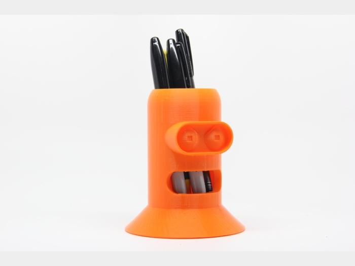 创意小黄人笔筒3D打印模型