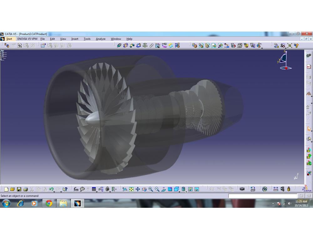 3D打印涡轮引擎3D打印模型