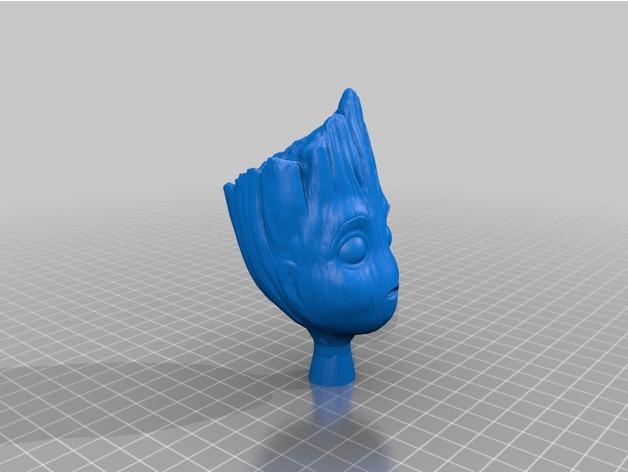 树人格鲁特 （低分辨）3D打印模型