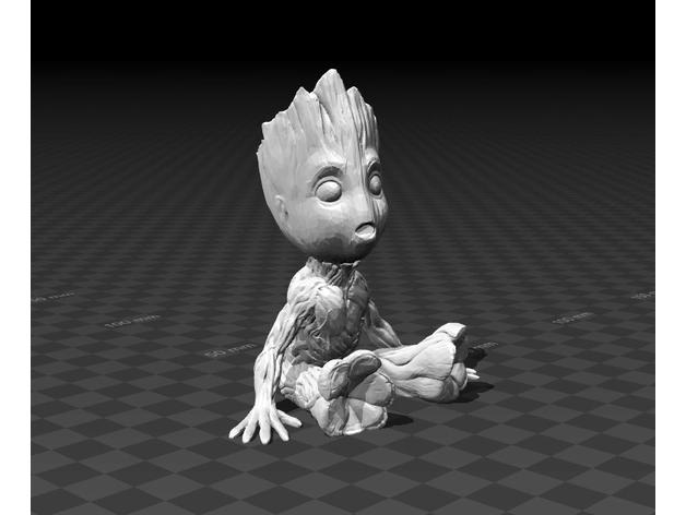 格鲁特宝宝3D打印模型