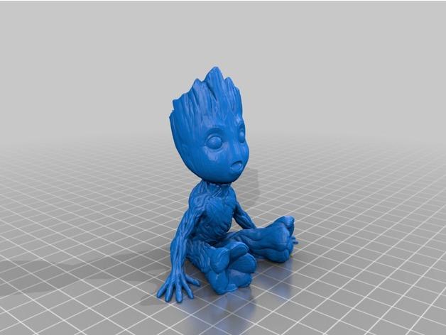 格鲁特宝宝3D打印模型