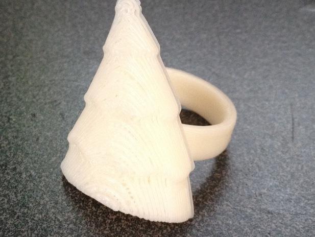 圣诞树指环3D打印模型