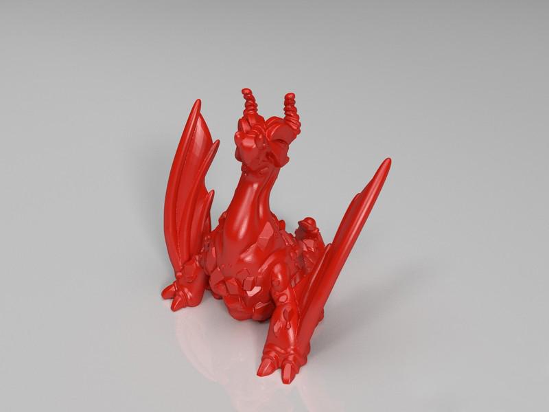 火山龙3D打印模型