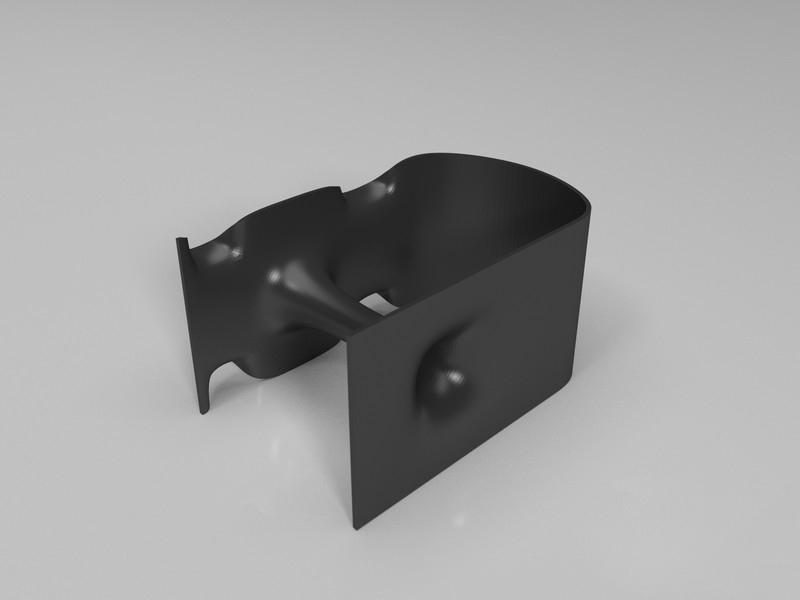 空间虫洞（罗森爱因斯坦桥）3D打印模型