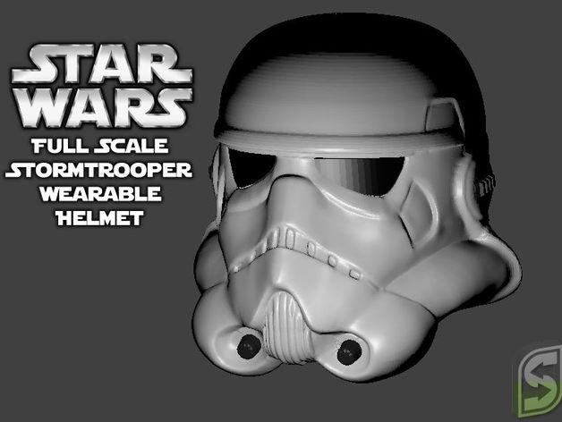 星球大战 帝国冲锋队头盔3D打印模型