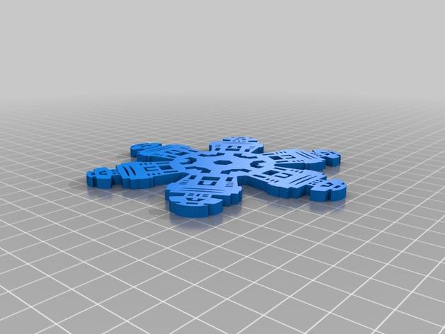 雪花模型合辑3D打印模型