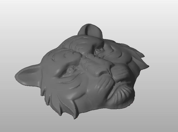 3D打印老虎头3D打印模型