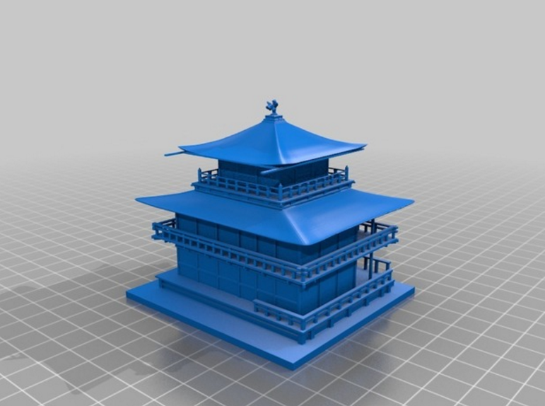 金阁寺3D打印模型